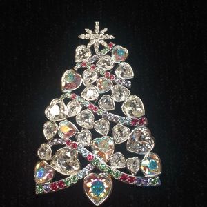 SWAROVSKI tree brooch 2001 Rockefeller Center